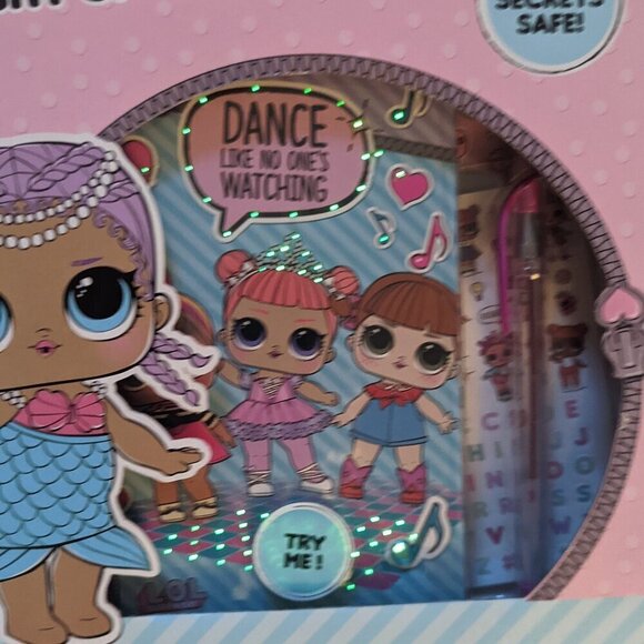 NWT LOL Surprise! Light Up Diary Pink L.O.L. Dolls Journaling Writing LED NIP - Picture 4 of 8
